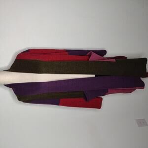 NWT Pure Essence Women's Multicolor/Urbanology Cardigan Sweater Size Large